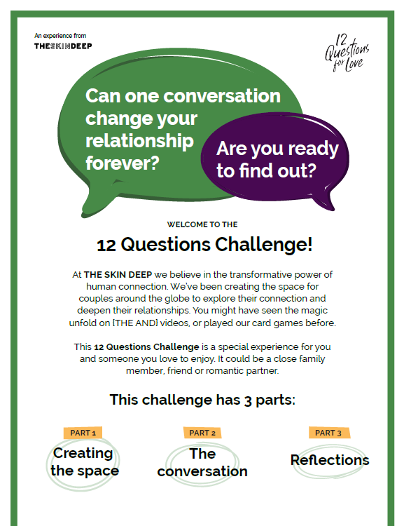 12 Questions For Love Challenge: Free Download