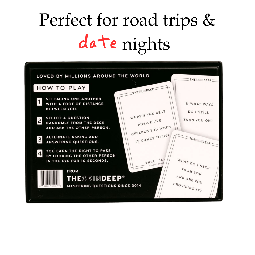 Card game packaging with text &