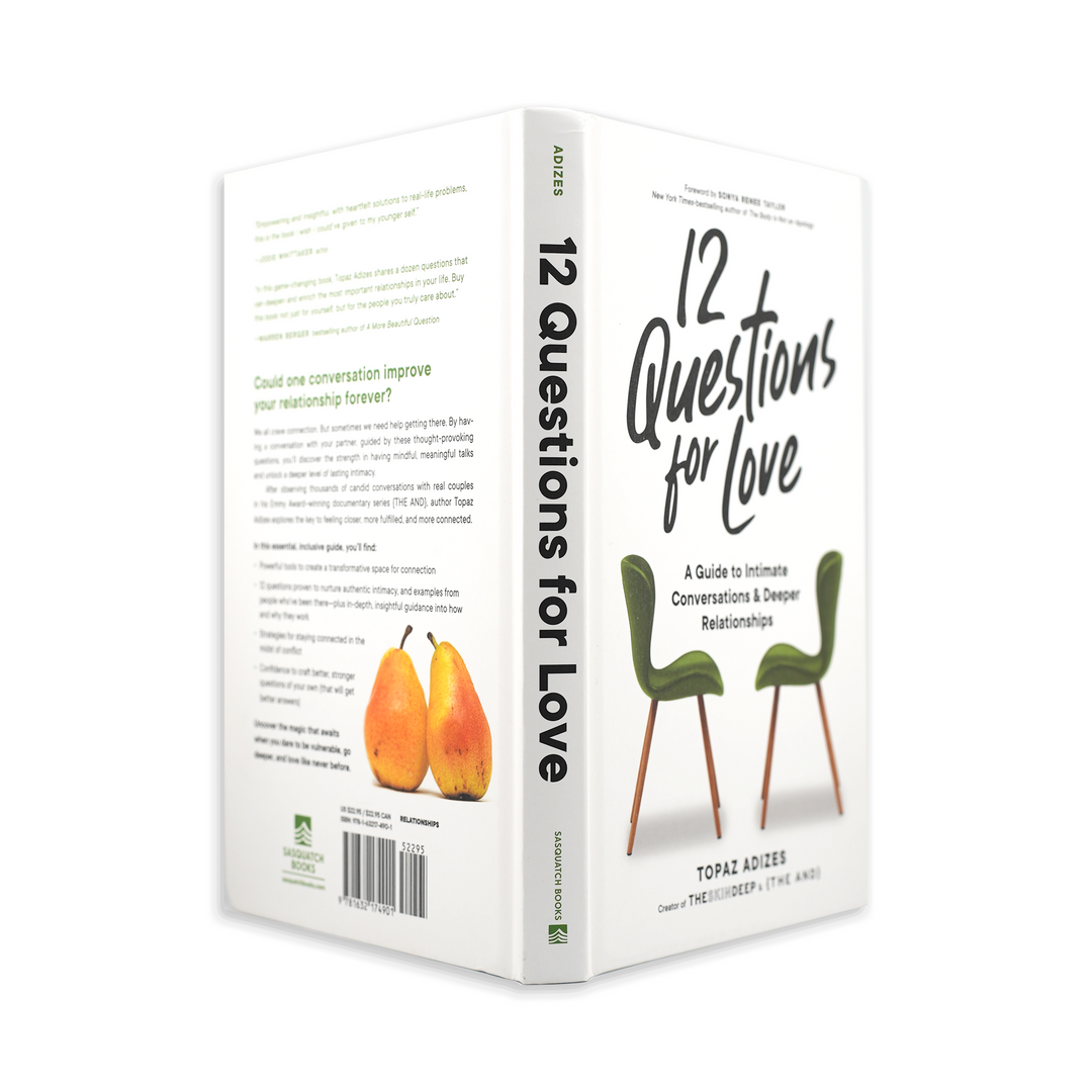 12 Questions For Love Book - A Guide To Intimate Conversations And Deeper Relationships